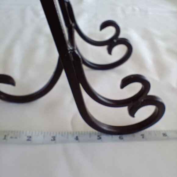 Easel, Rustic Black Iron, Possibly Elk Lighting Photo Easel - Picture 8 of 8